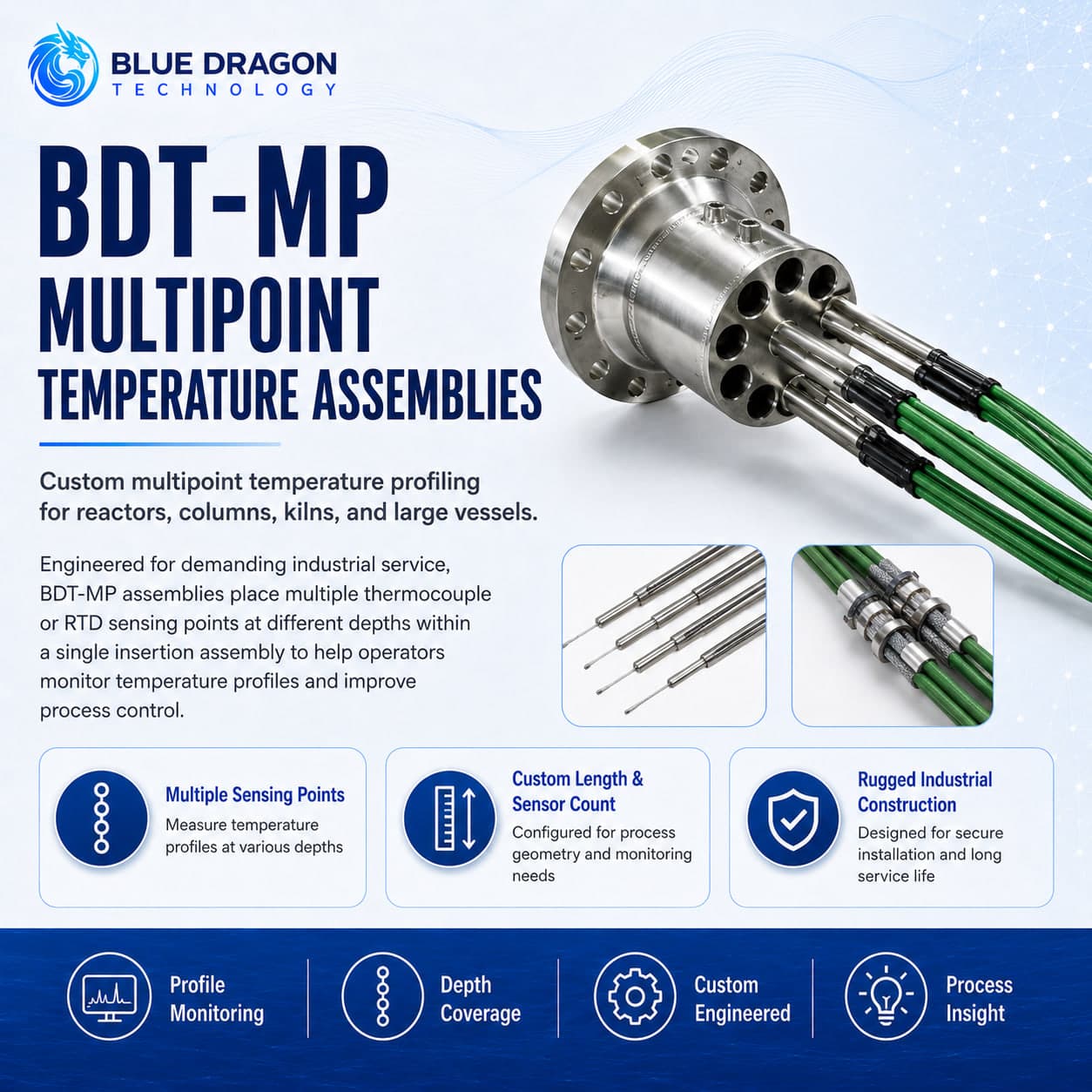 Blue Dragon BDT-MP Multipoint Temperature Assemblies multipoint assembly · mesit