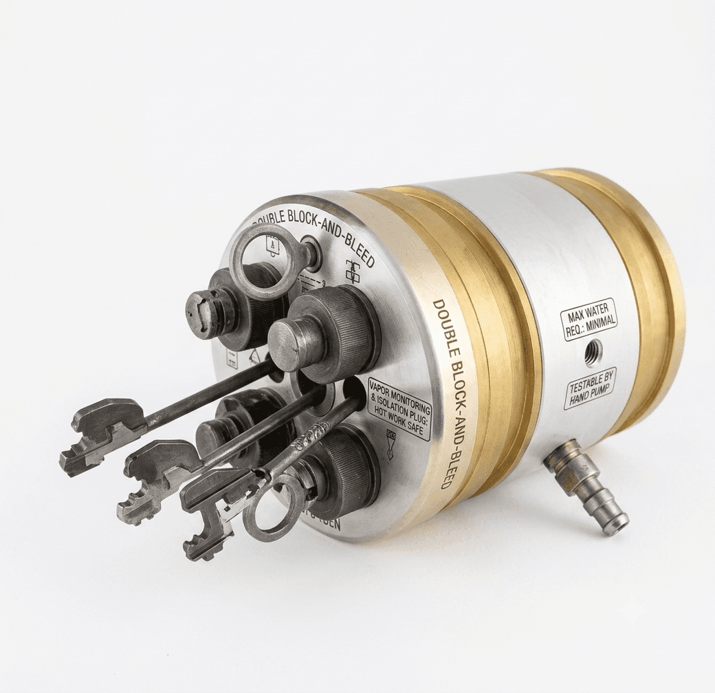 Double Block & Bleed Isolation Plug