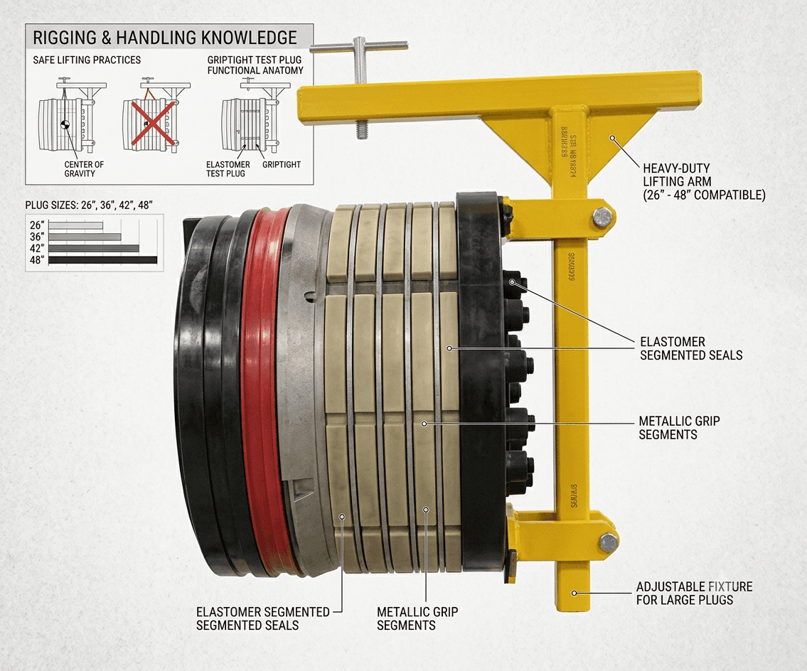 GripTight® Test Plug Lifting Arm