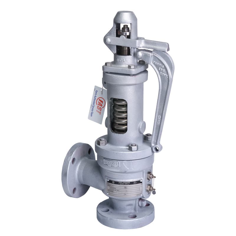 6400 Series flanged steam safety valve