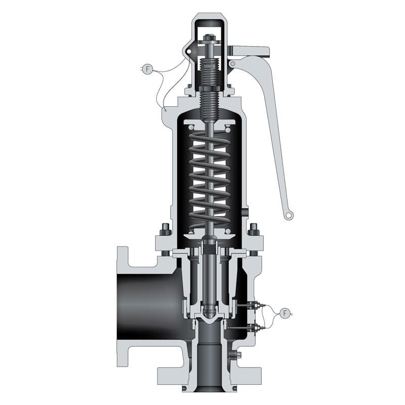 6400 Series — internal cross-section