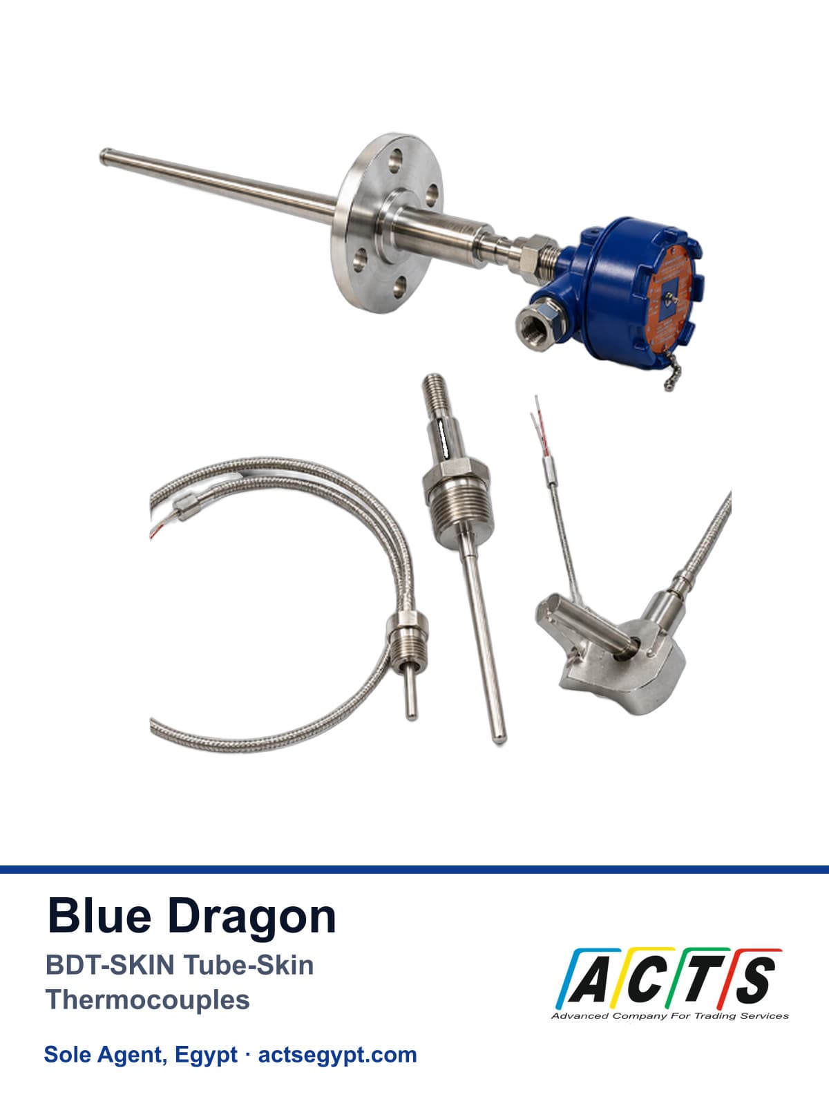 BDT-SKIN tube-skin thermocouples