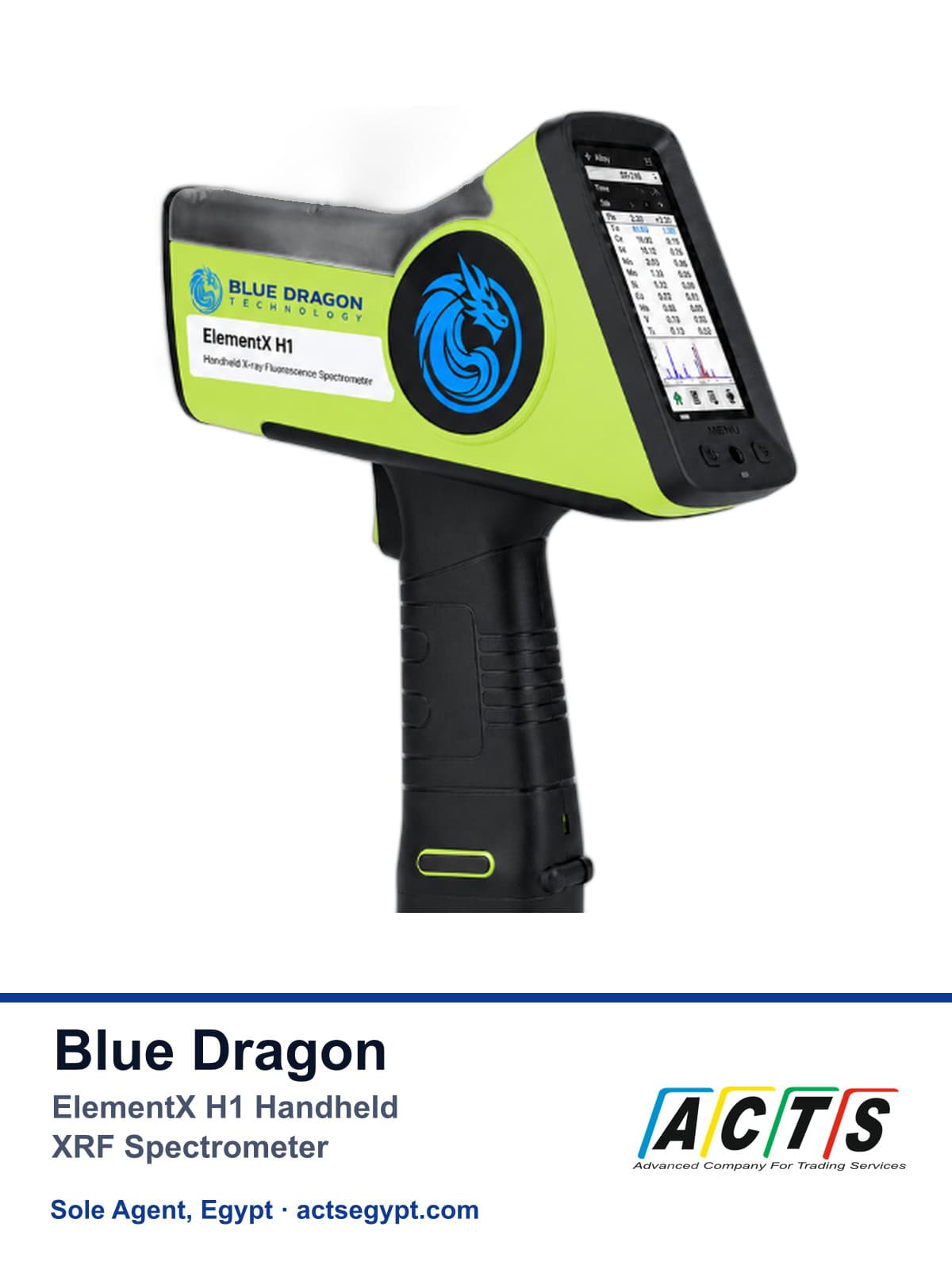 ElementX H1 handheld XRF spectrometer