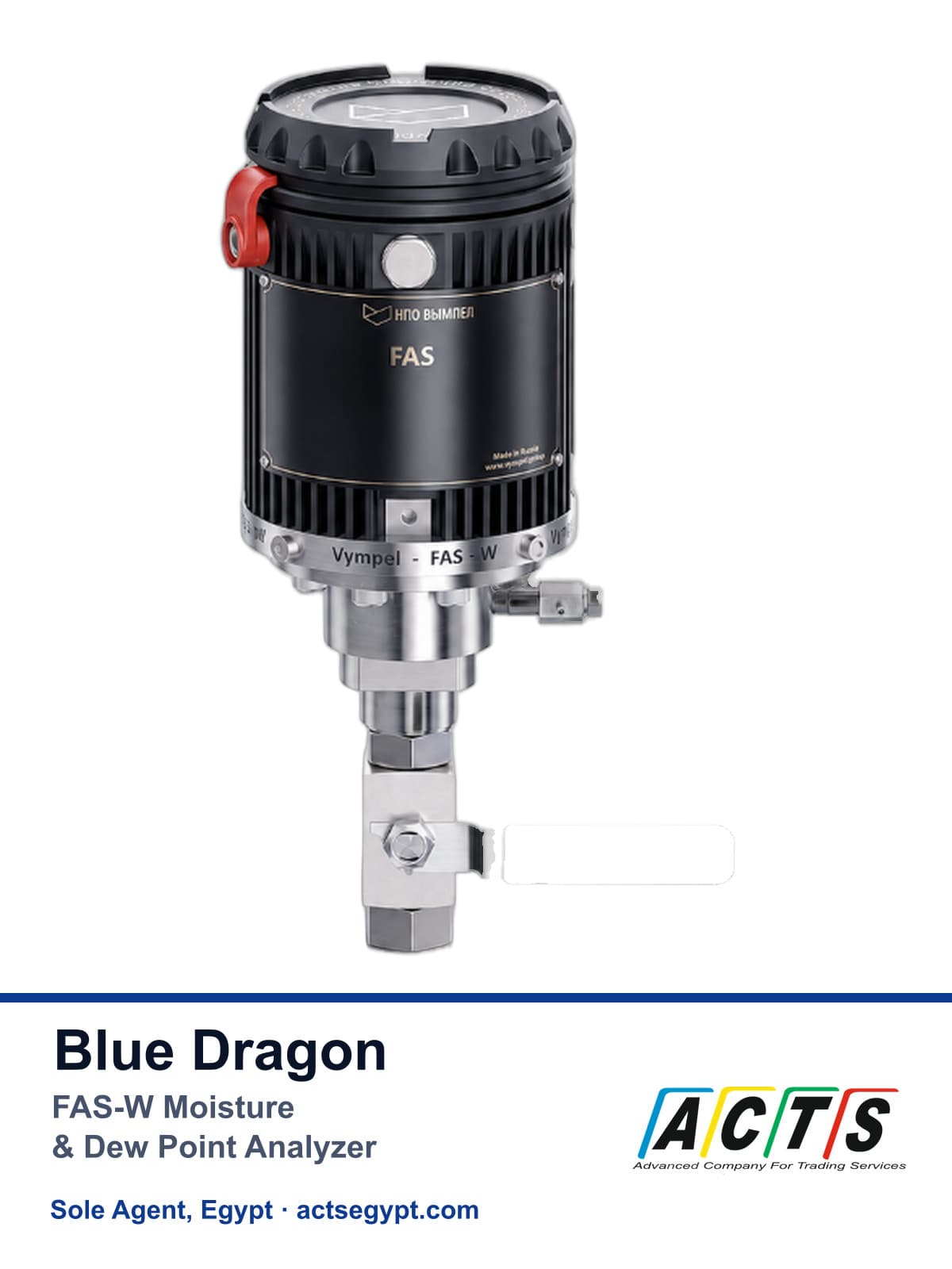 FAS-W online moisture & dew point analyzer