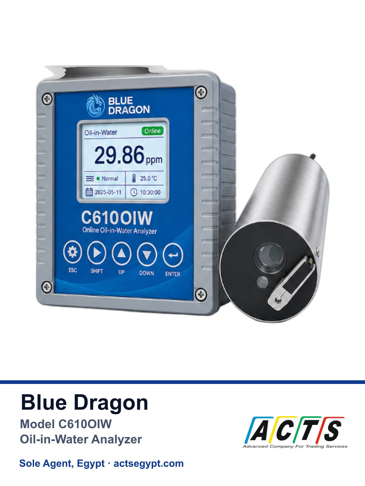 Model C610OIW online oil-in-water analyzer