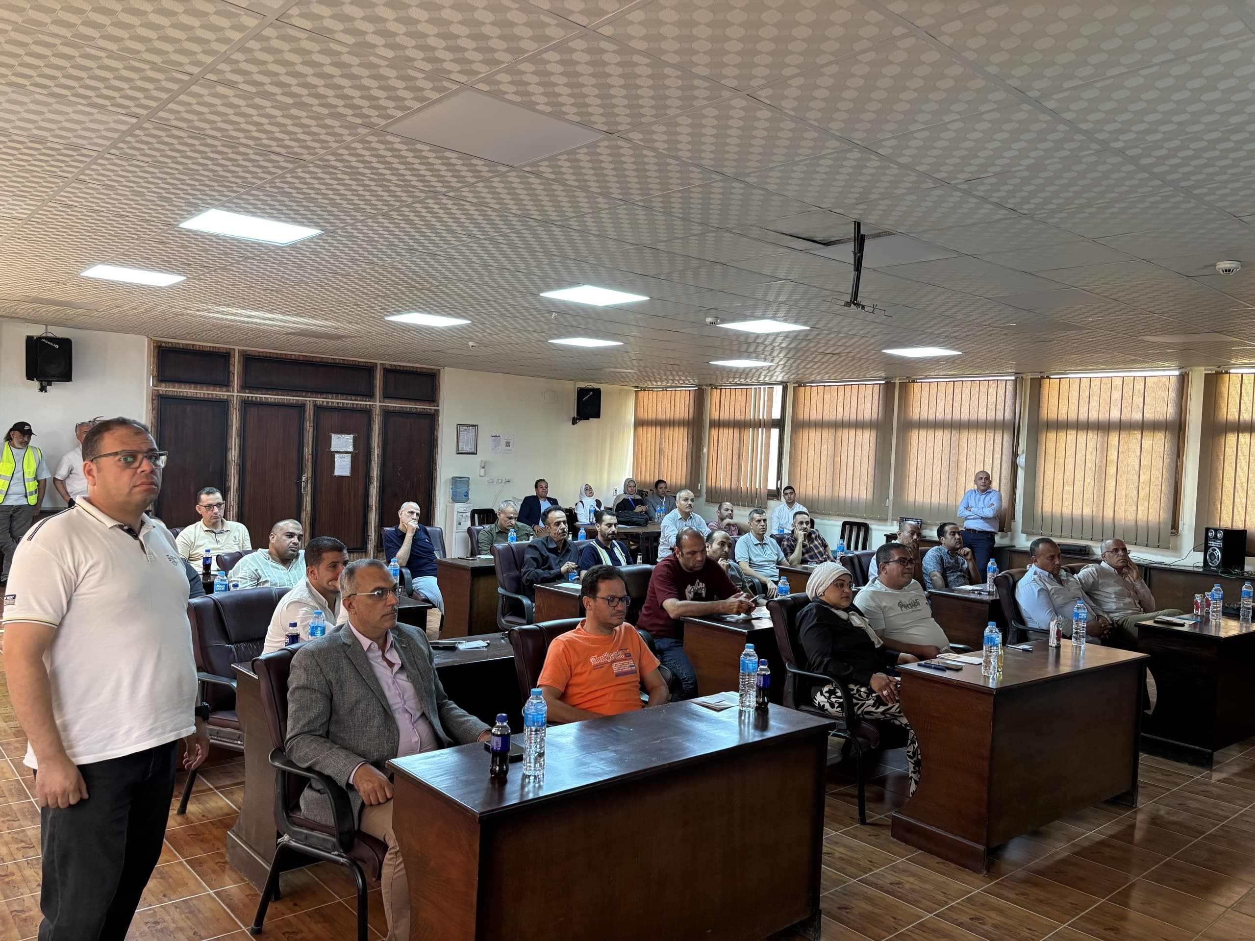 The Ismailia audience, with an ACTS engineer standing at the front of the room