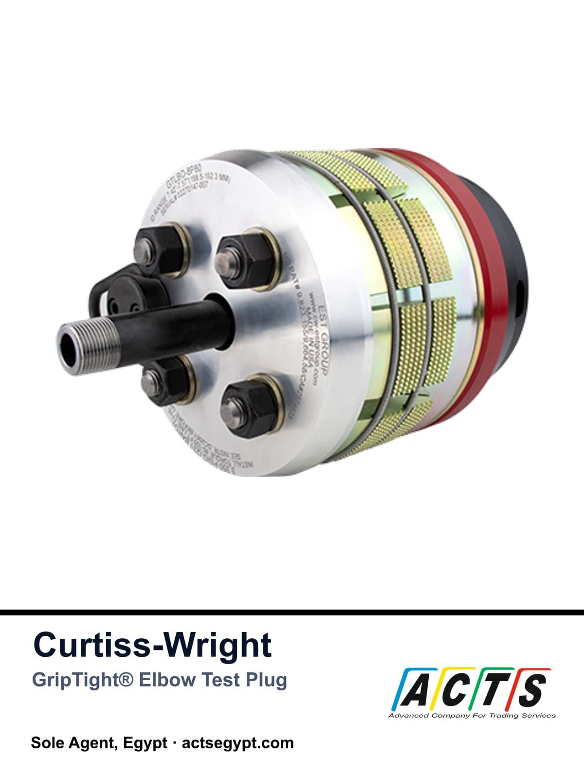 GripTight® Elbow test plug