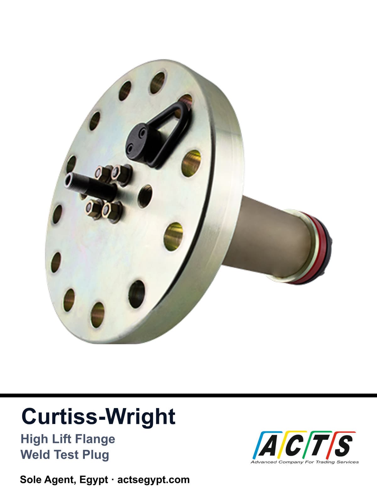 High Lift flange weld test plug